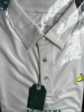 Masters White Polo Shirt with Tournament Logo